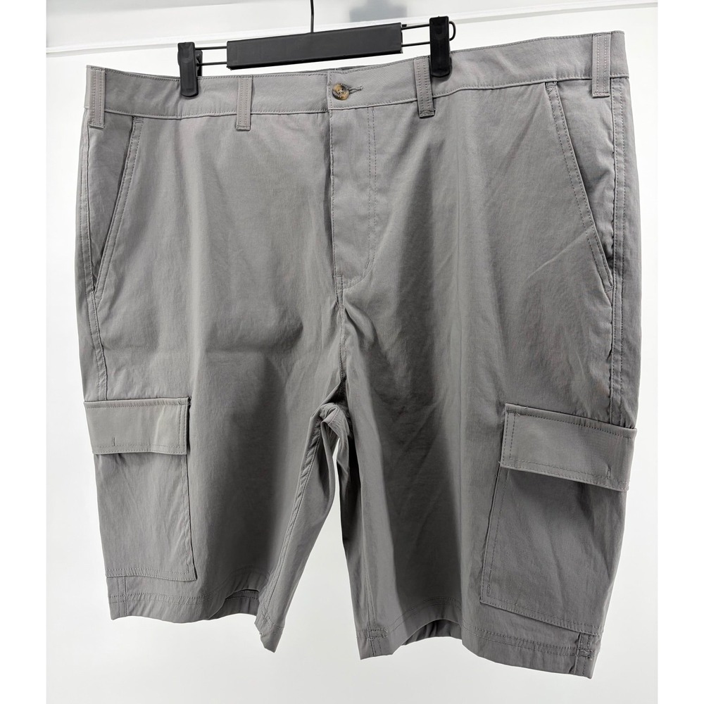 Eddie Bauer Gray Cargo Shorts Gorpcore Activewear Nylon Outdoor Hiking Men's 42
